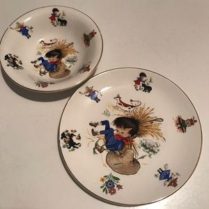 Little Boy Blue Dish Set